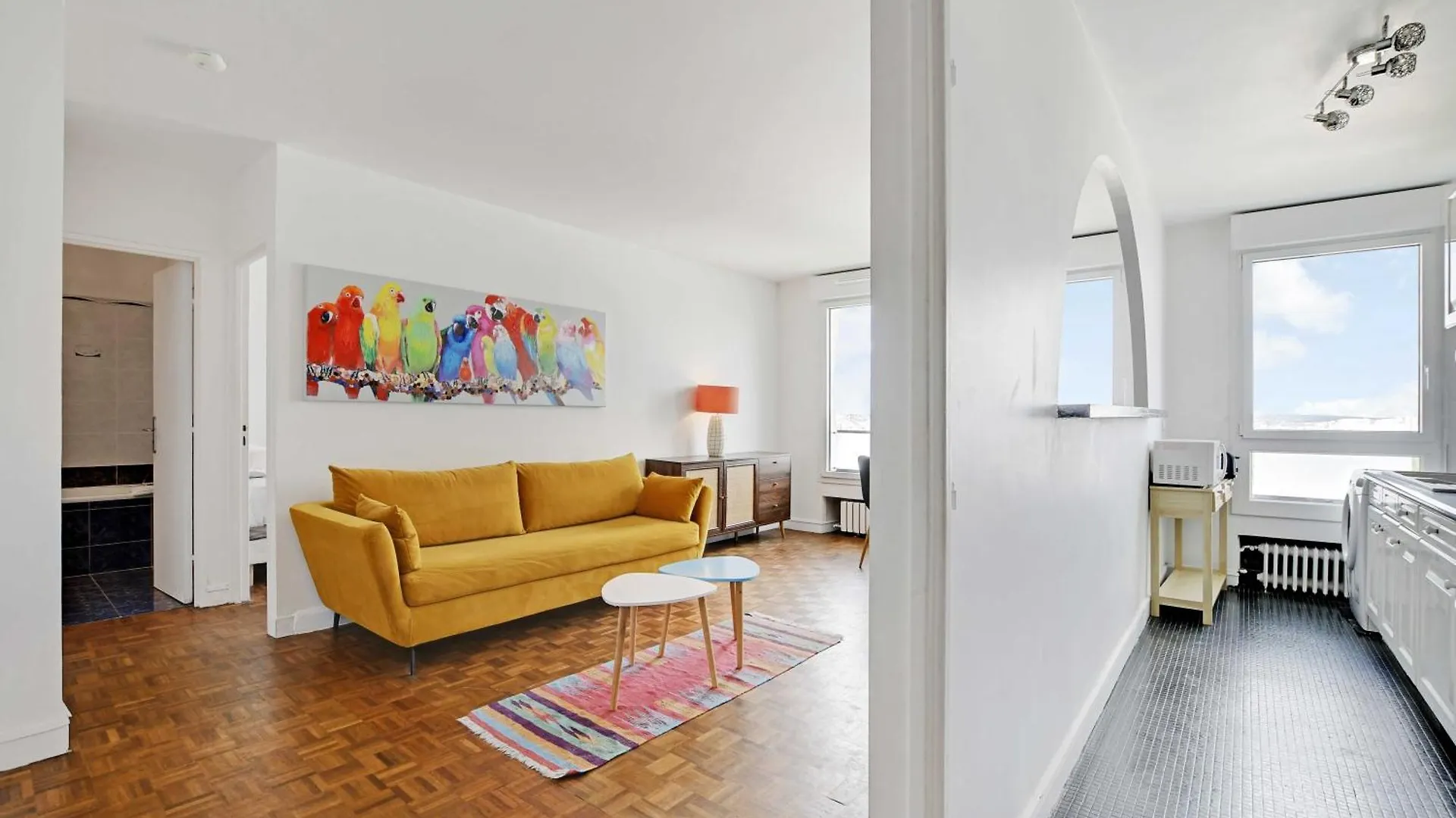 Amazing Panoramic View Facing Parc De La - 4p Apartment Paris